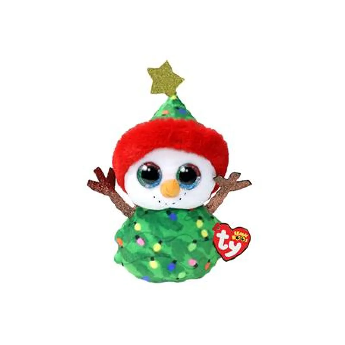 Ty Peluche Bonhomme De Neige Beanie Boo