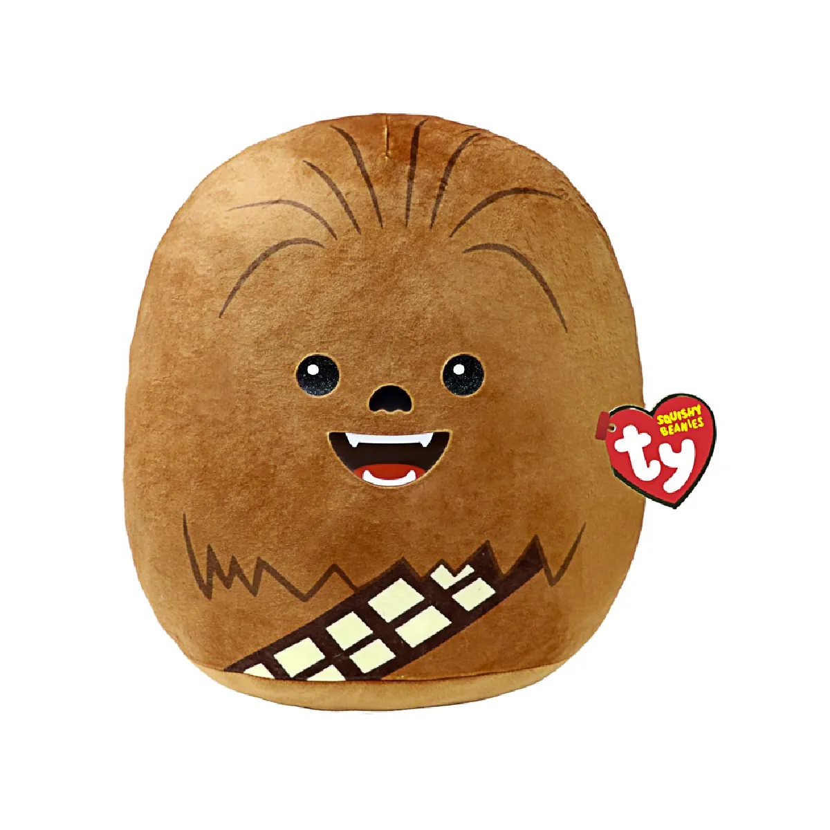 Ty Rouge Peluche Squishy Chewbacca Star Wars - Douceur Et Fun - Neuf - Image 4