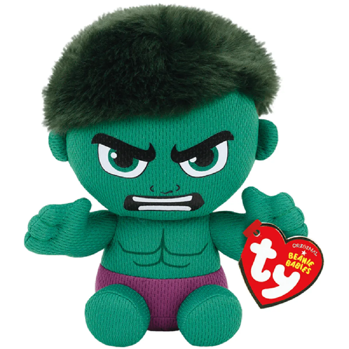 Ty Rouge Marvel Beanie Babies Small - Hulk - Neuf - Image 3