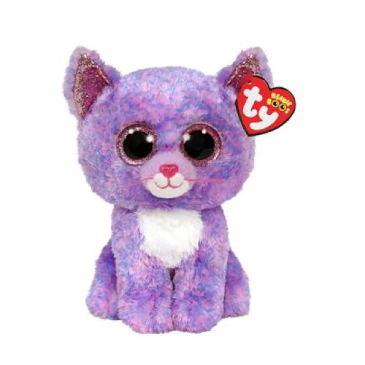 Ty Multicolore Peluche Beanie Boo's Medium Cassidy Le Chat - Image 3