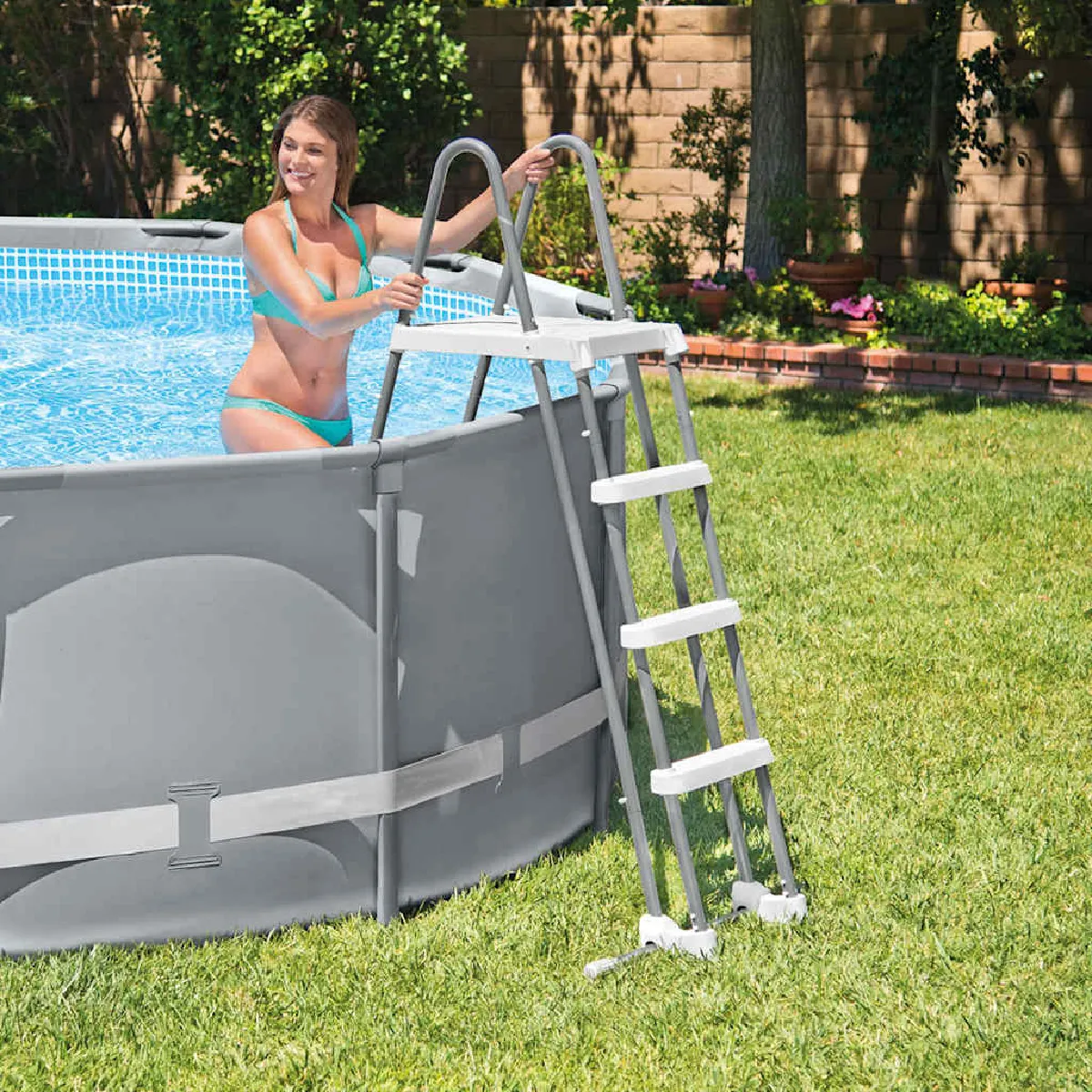 Intex Échelle Sécurité Piscine