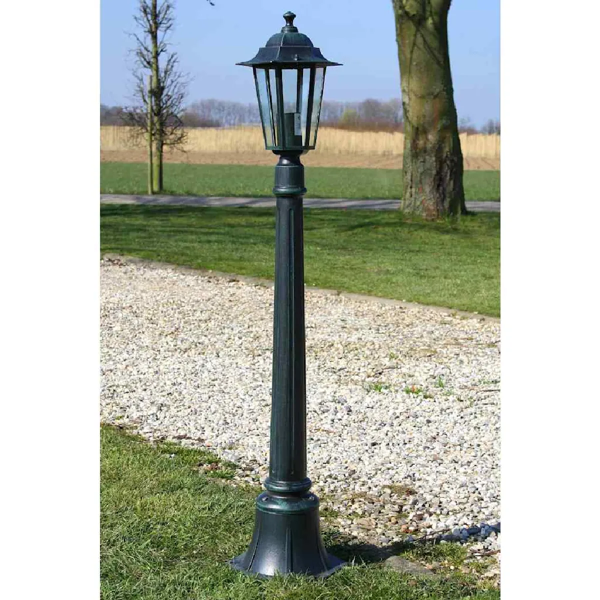 vidaXL Lampes de Jardin Aluminium Vert 2 pcs