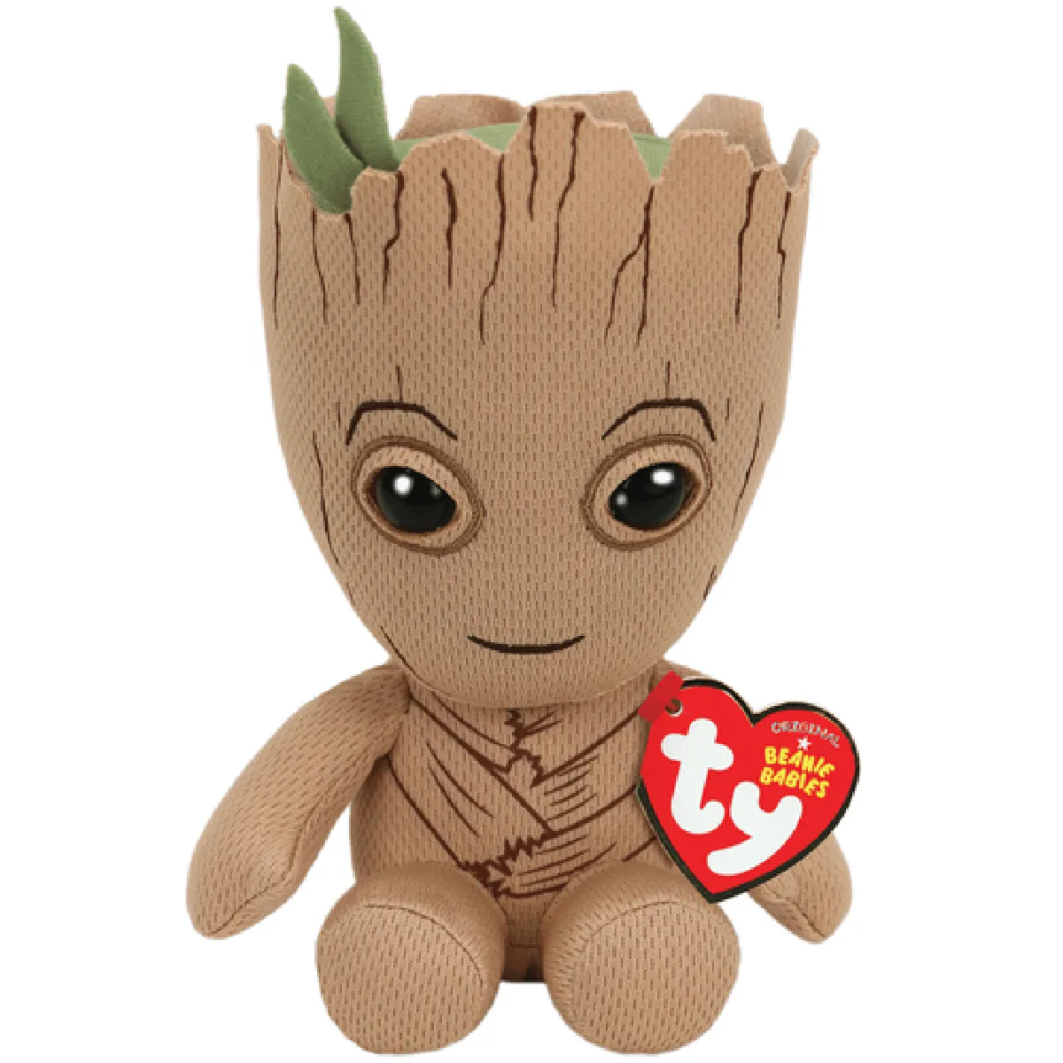Ty - Peluche Groot Marvel Beanie Babies - Marron - Image 4