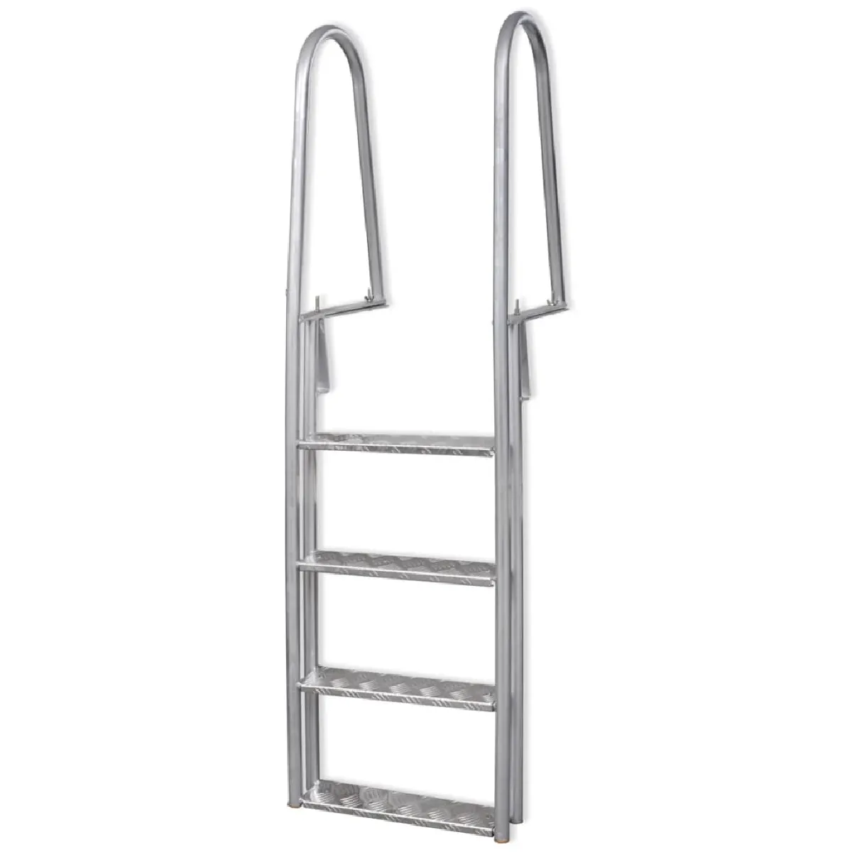 Vidaxl Échelle de piscine/quai à 4 marches Aluminium 167 cm 91197