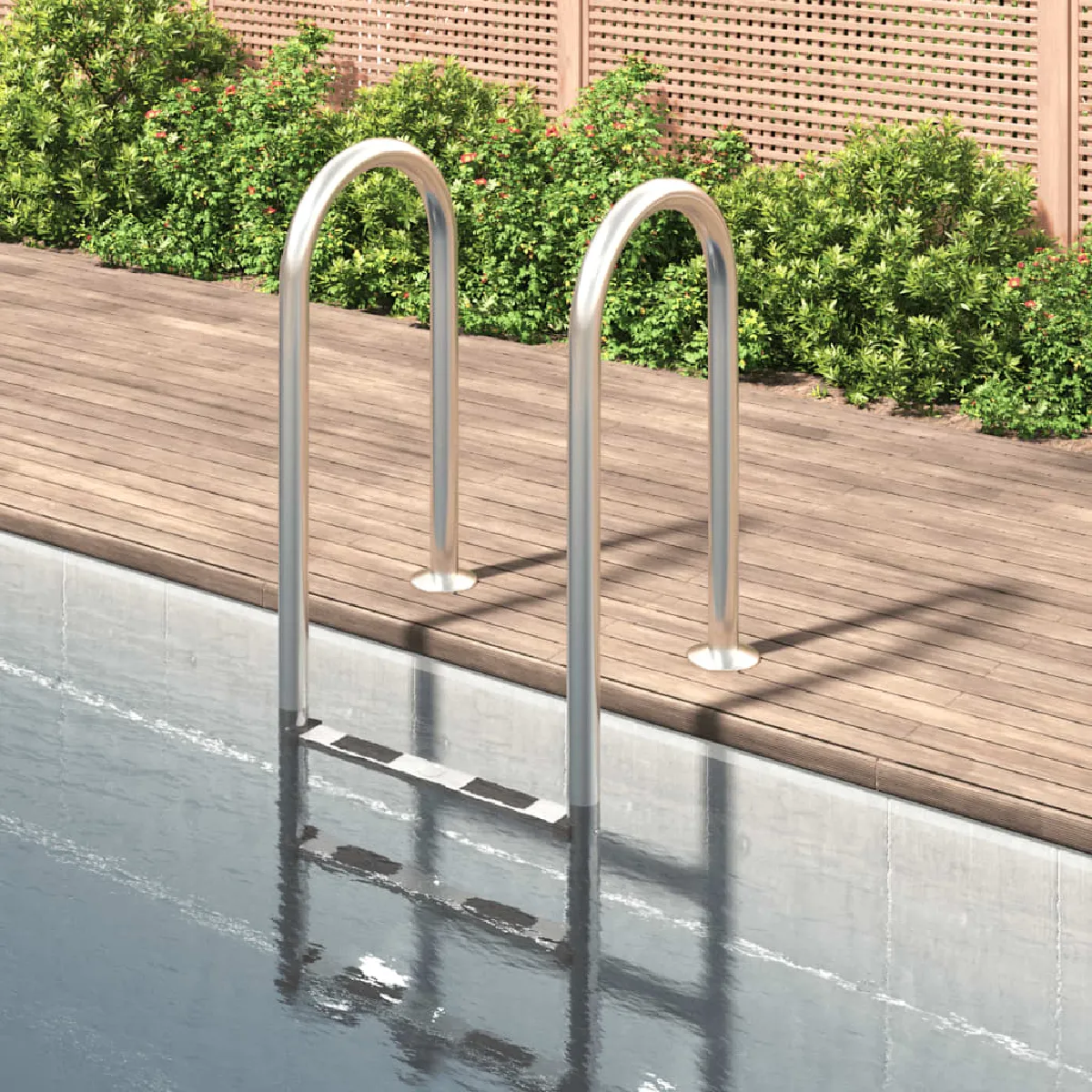 vidaXL Échelle de piscine 158 cm inox 304