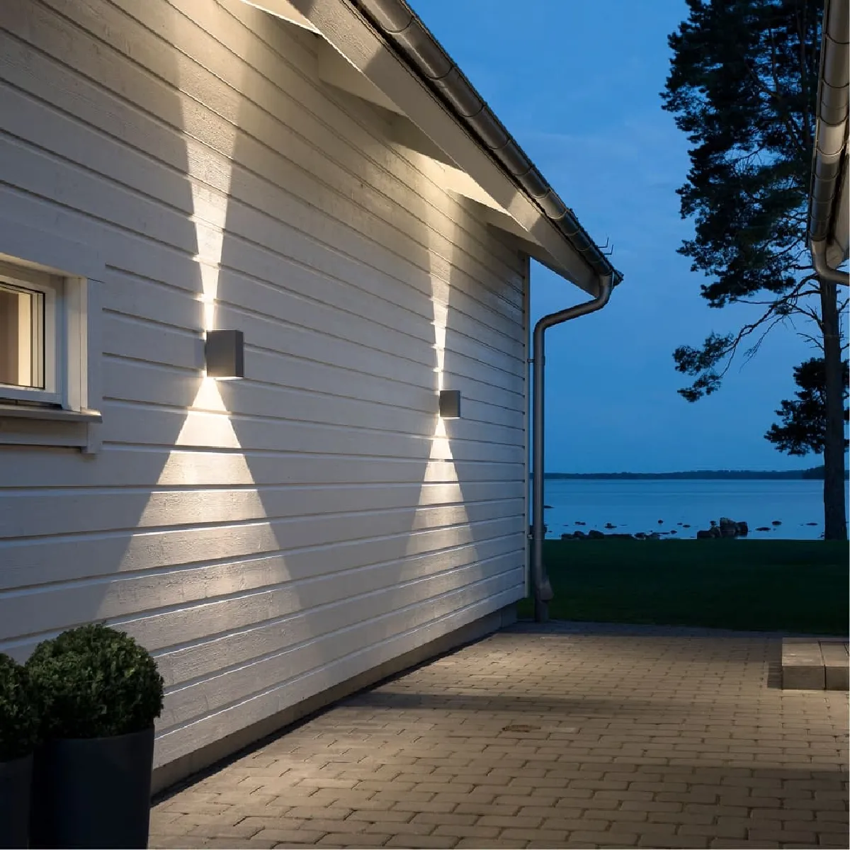 Konstsmide Blanc Applique Led Extérieure Cremona 7940-370 Led Intégrée Anthracite - Image 3