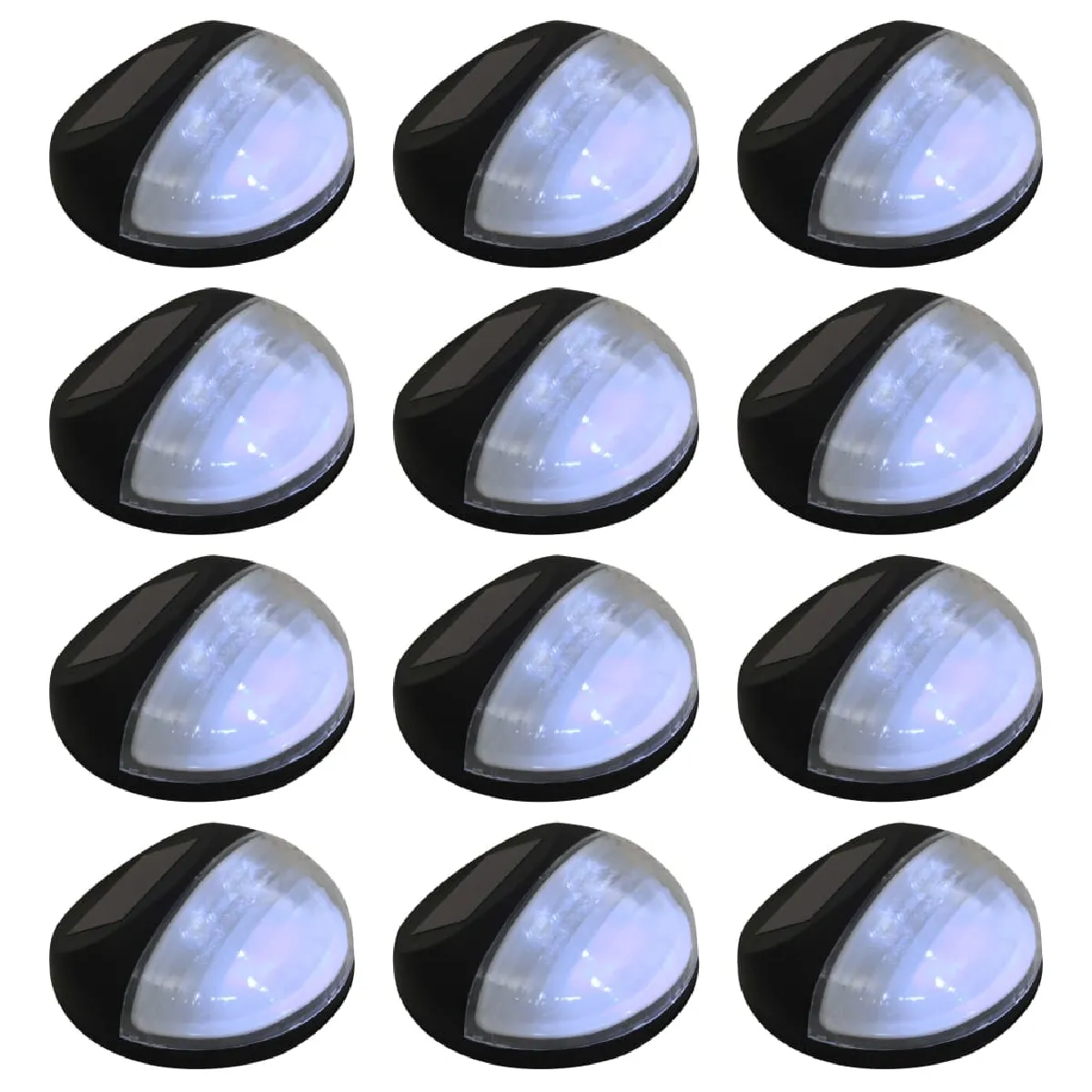 VidaXL Lampe Solaire Murale LED Ext. 12 pcs - vue 2