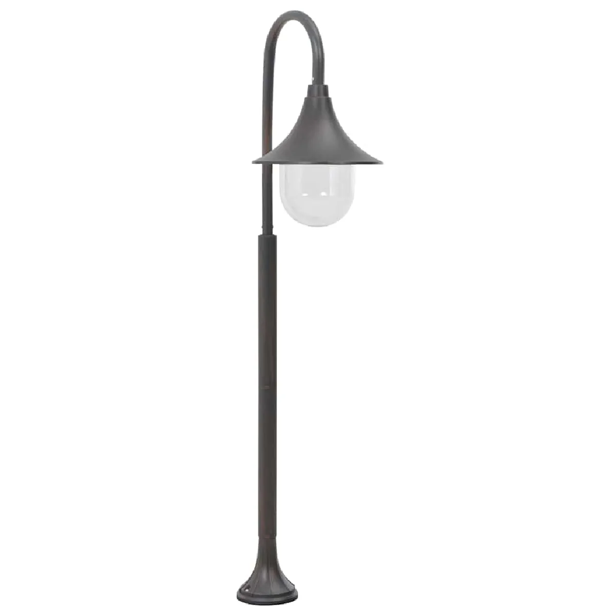 Vidaxl Lampadaire de jardin - 120 cm - Aluminium - Bronze - E27 - vue 3