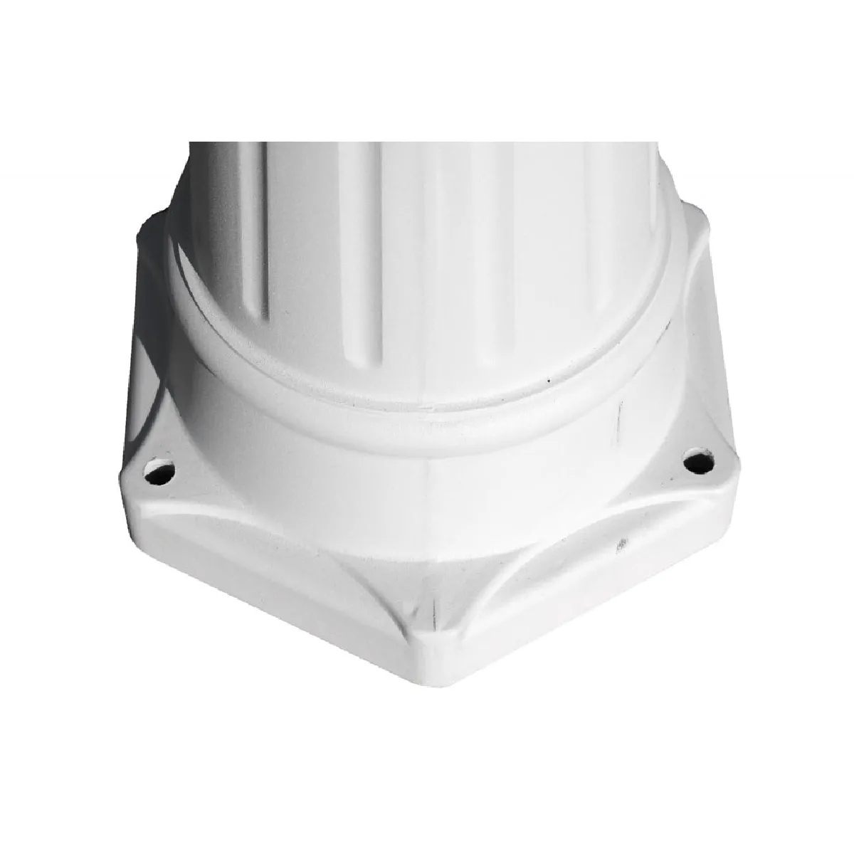Lampadaire extérieur triple - Blanc