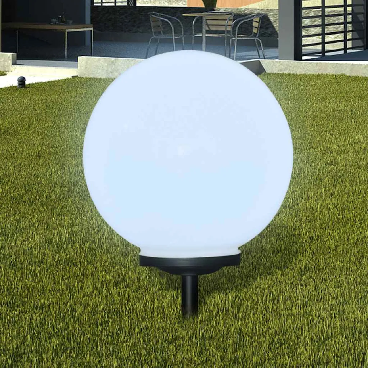 vidaXL Lampe d'allée LED