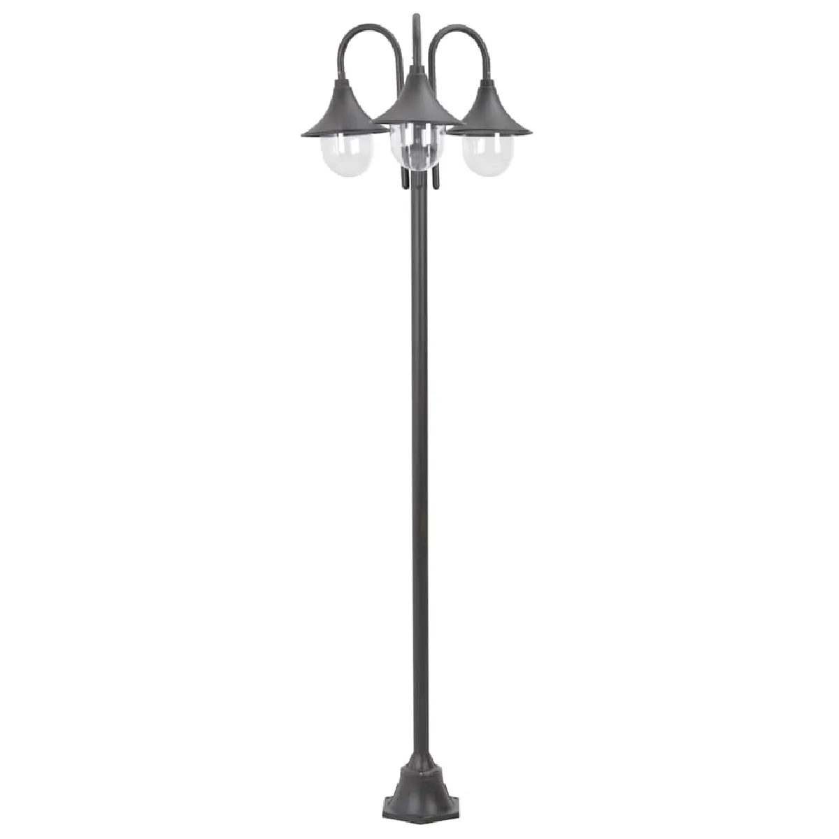 vidaXL Lampadaire de Jardin à 3 Lanternes - vue 2