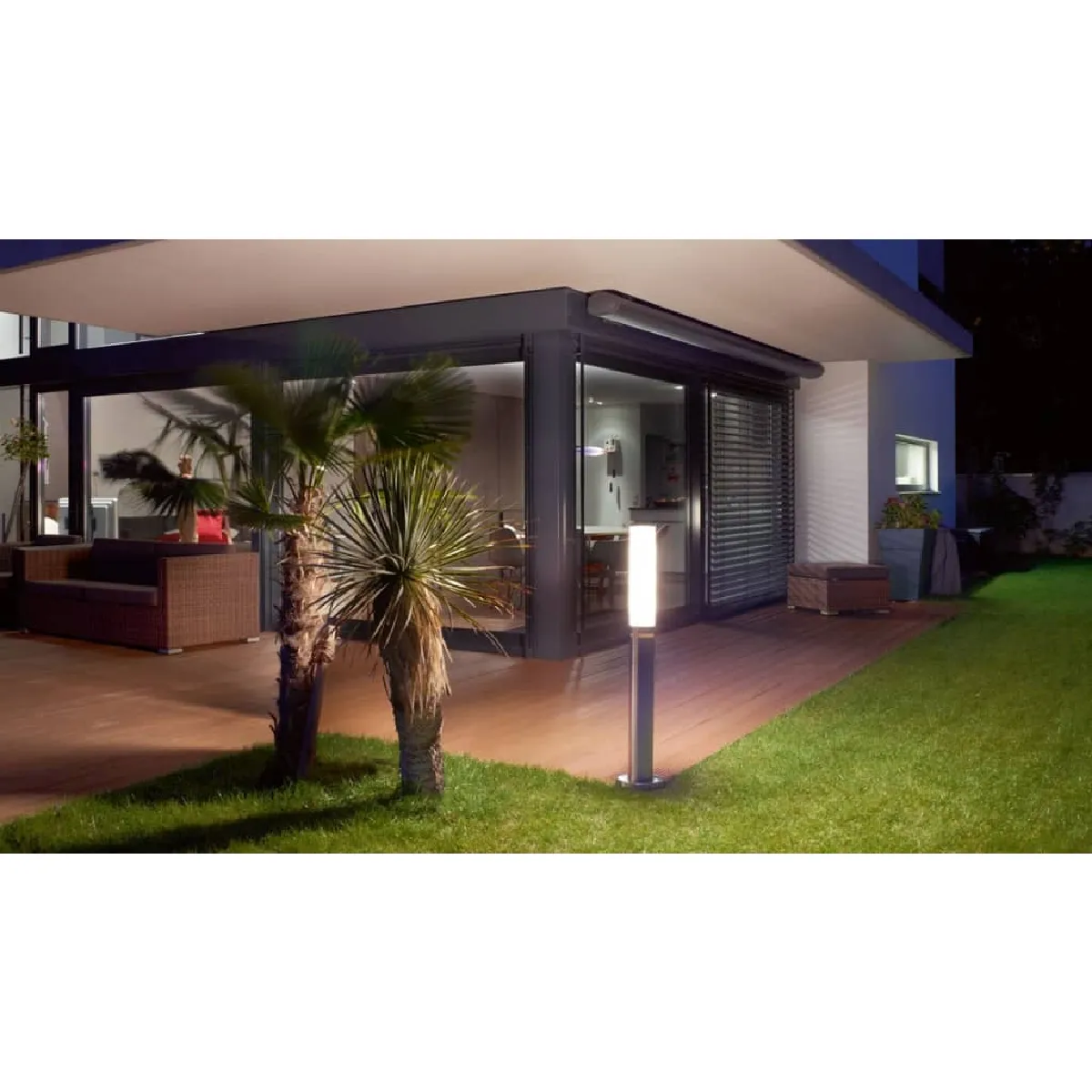 STEINEL Borne d'éclairage extérieur avec détecteur GL 60 IP44 - vue 2