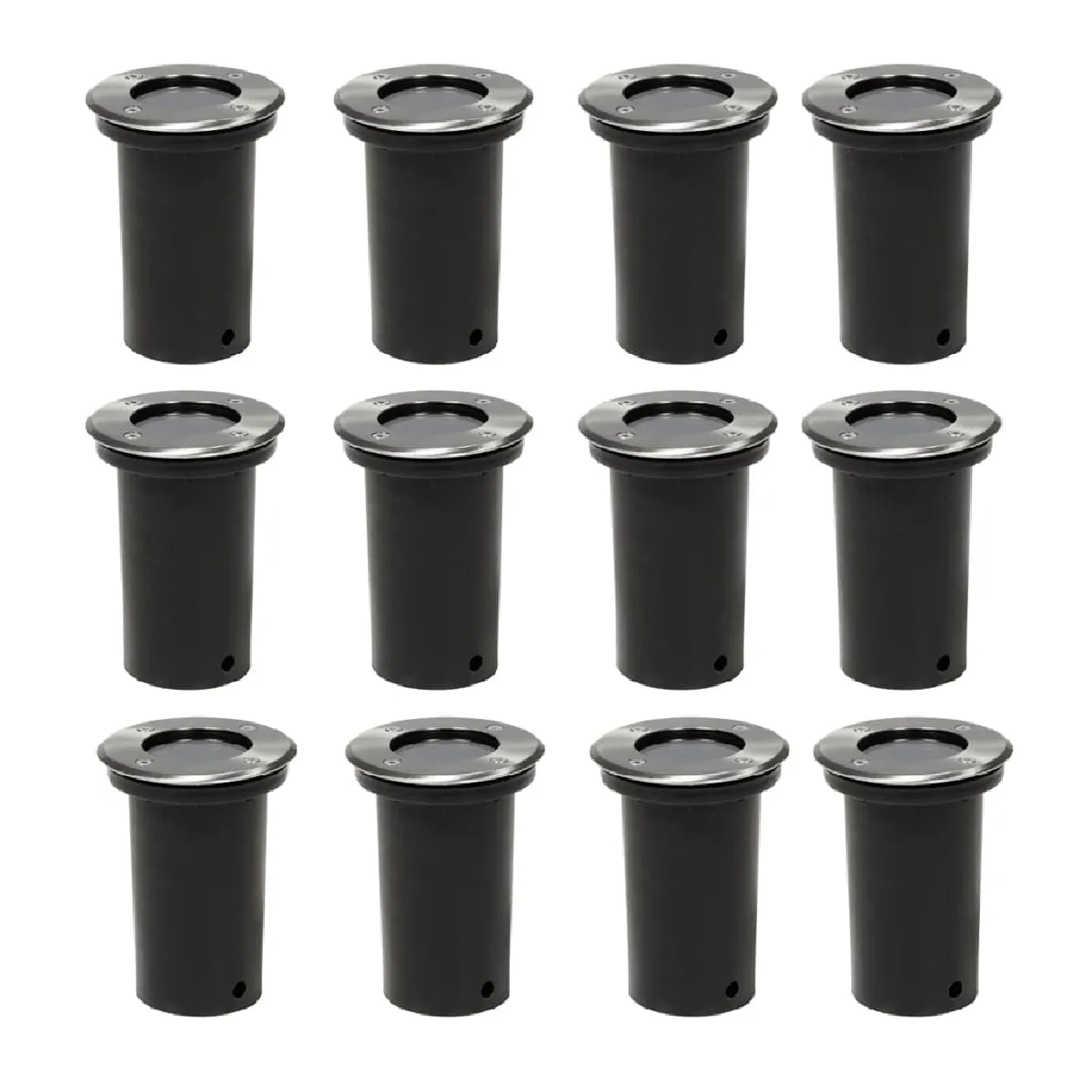 vidaXL 12x Spots Encastrables Eclairage Exterieur Lampe de Jardin Terrasse 160436 - vue 2