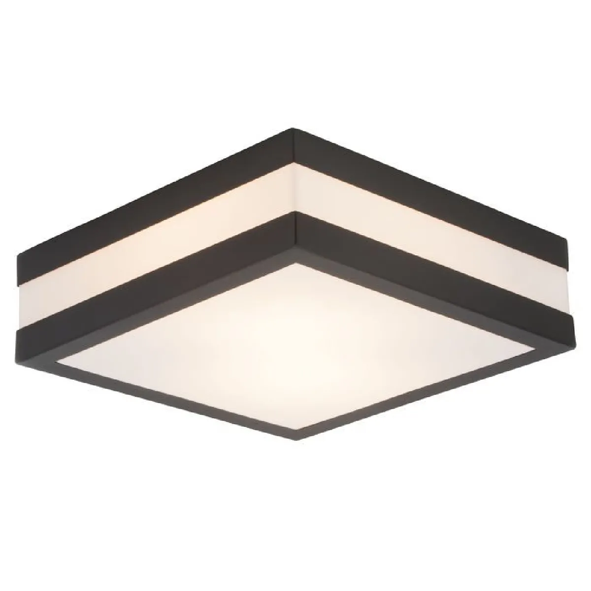 Brilliant (Lighting) Brilliant Matteo - Plafonnier Extérieur Anthracite 2X11w