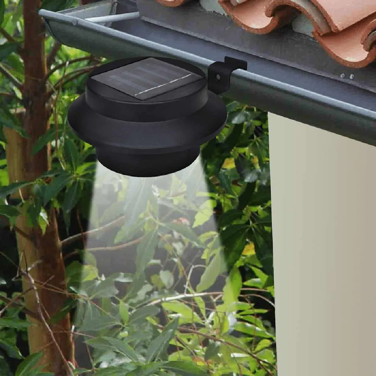 vidaXL Lampes solaires - Noir