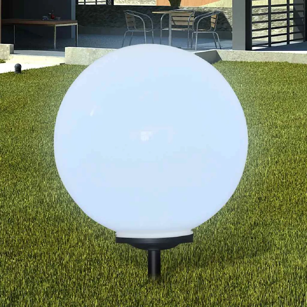 vidaXL Lampes d'allée - 2 pcs 50 cm Blanc