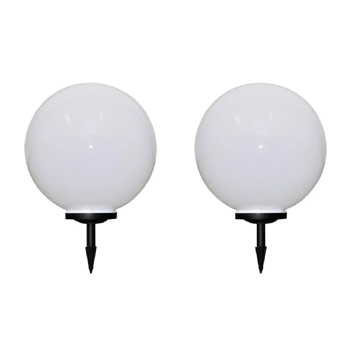 vidaXL Lampes d'allée 2 pcs 50 cm