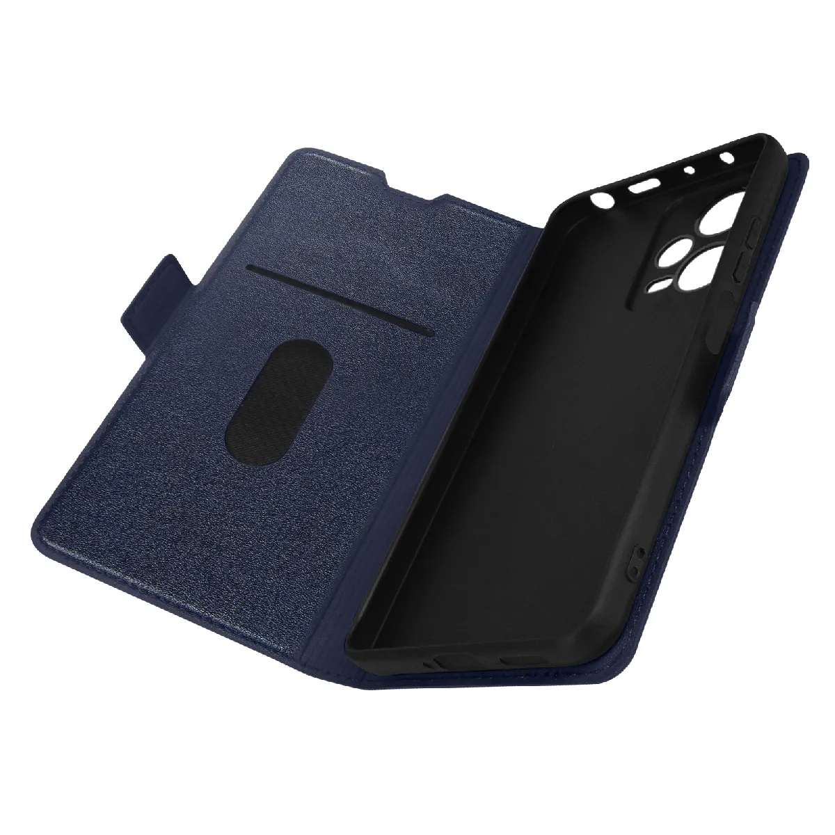 Avizar Bleu Étui Portefeuille Pour Xiaomi Redmi Note 12 Pro Et Redmi Note 12 Pro Plus