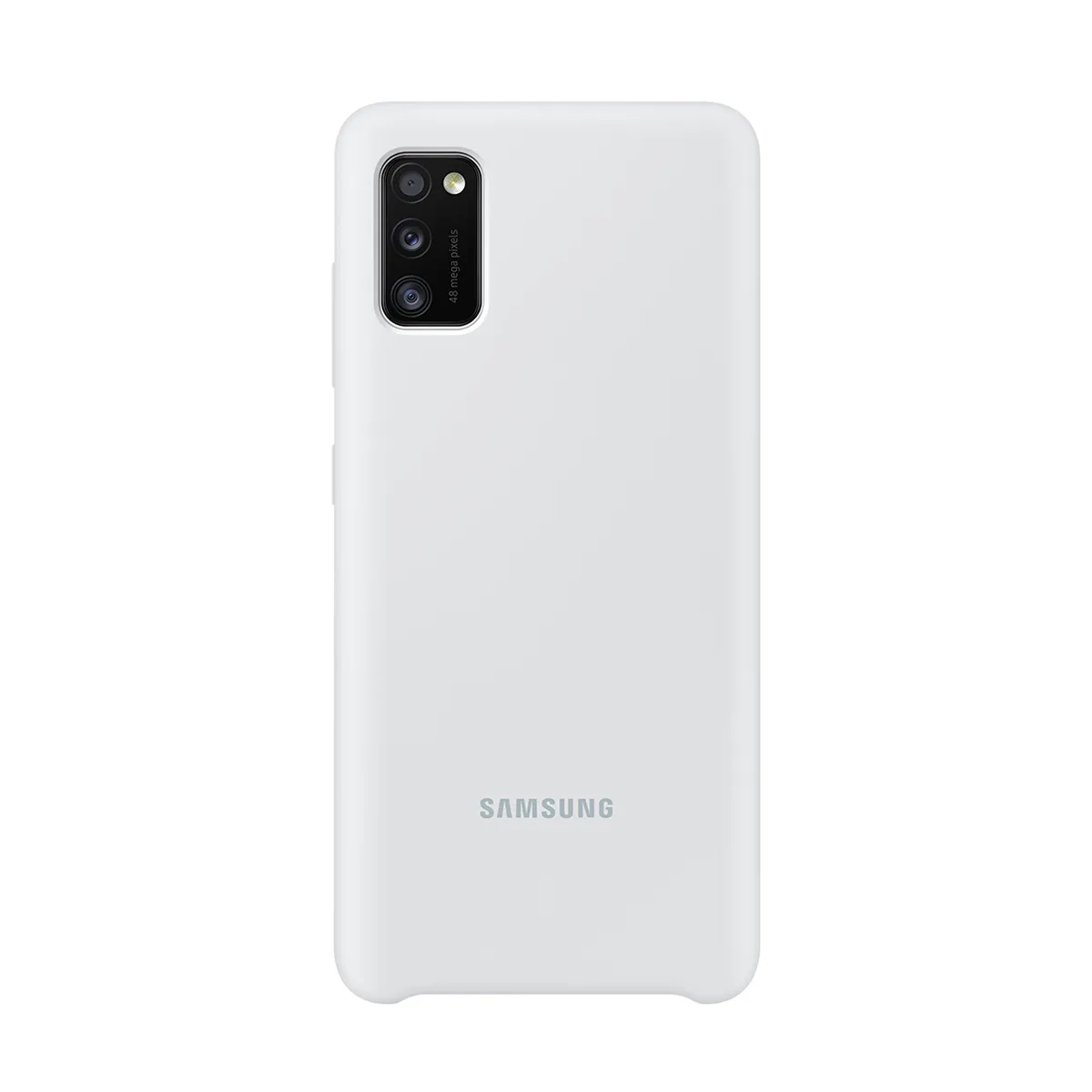 Samsung Coque pour Galaxy A41 en Silicone Lisse et Élégante Blanc