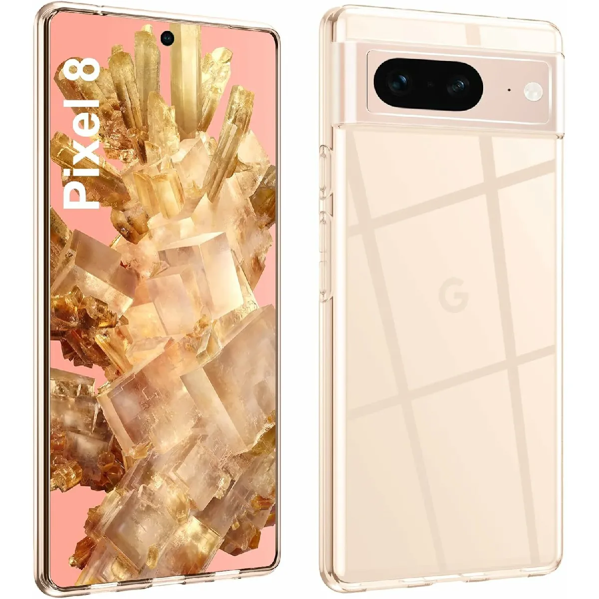 Xeptio Coque Gel Tpu Google Pixel 8 5G - Transparent