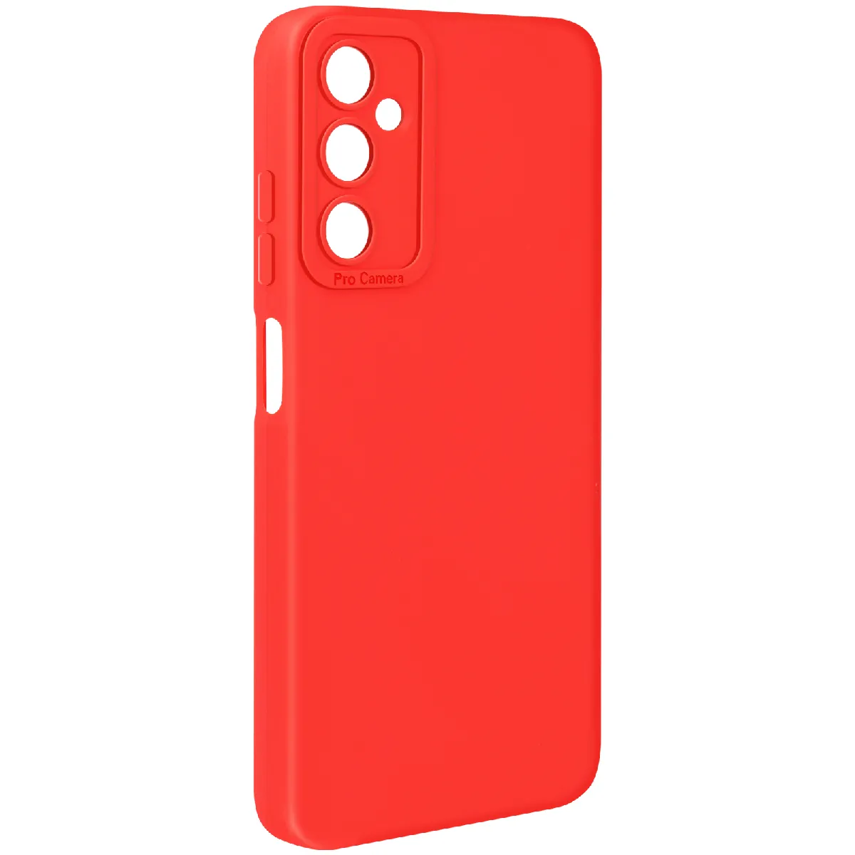 Avizar Rouge Coque Pour Galaxy A05s En Silicone Souple Avec Renfort Bloc Caméra