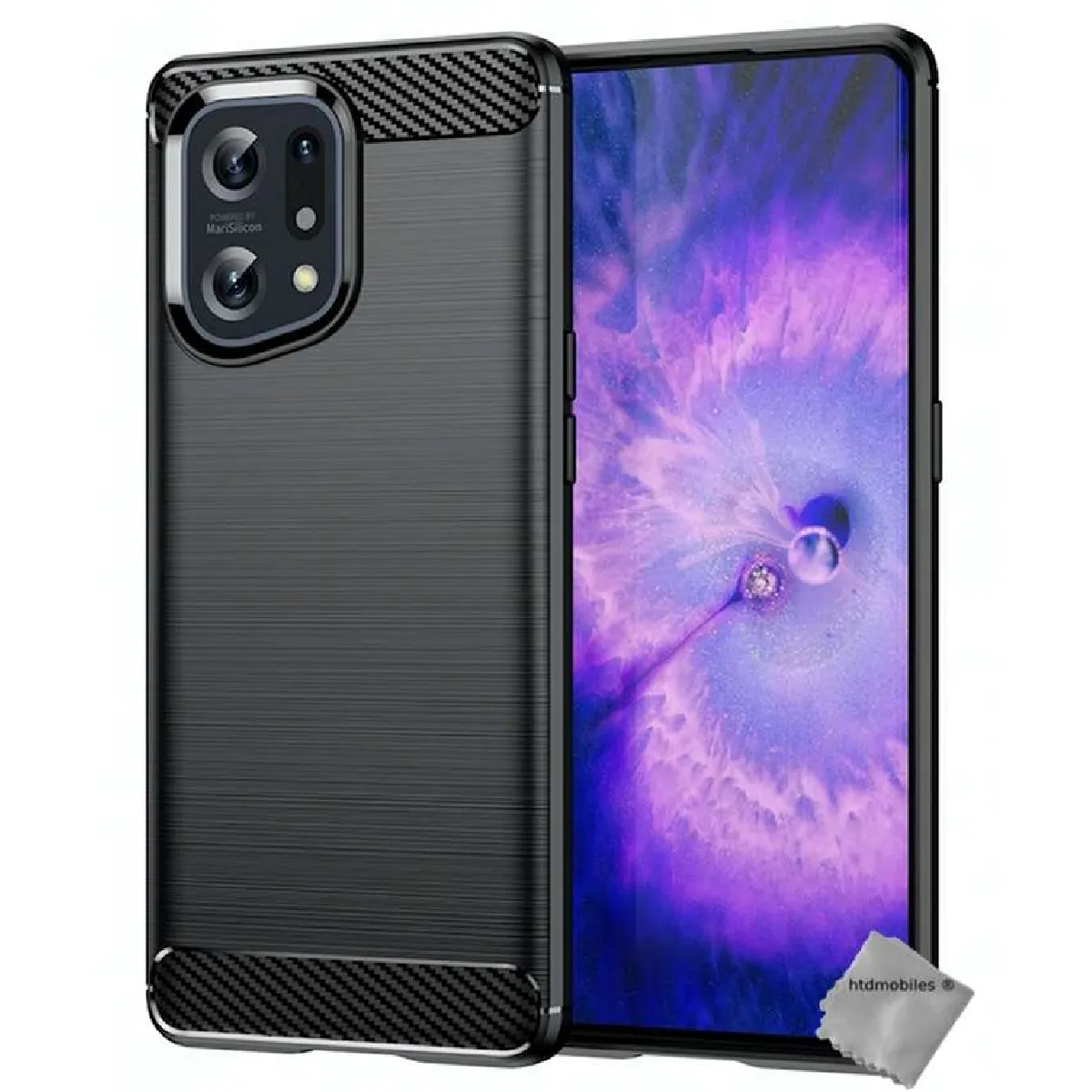 Htdmobiles Coque Silicone Oppo Find X5 5G