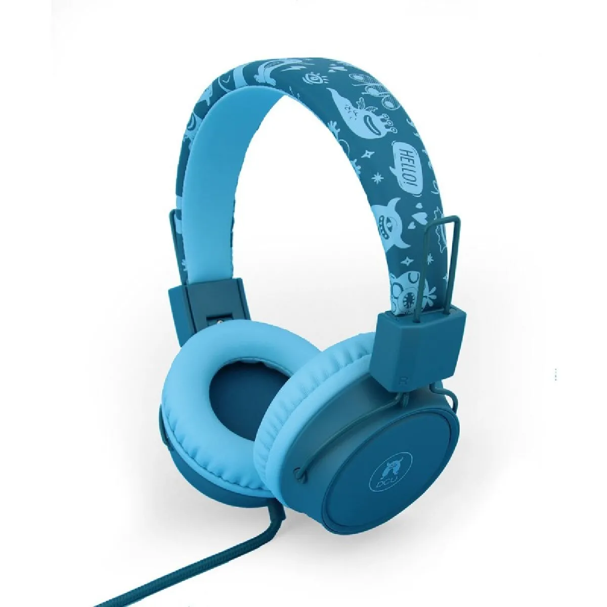 Casque pour enfants DCU avec microphone bleu - Image 2