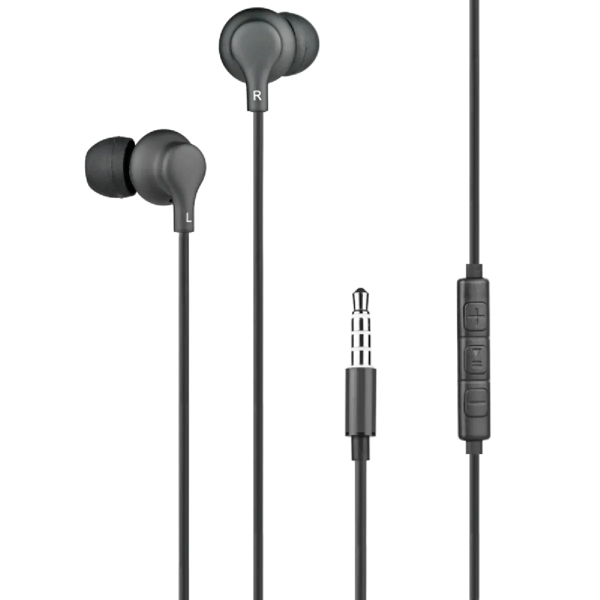 Bigben Noir Écouteurs Jack 3.5Mm