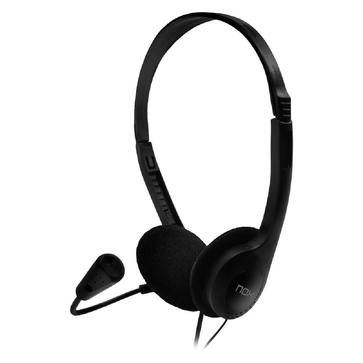 Nox Noir Voice One Casque Avec Fil Arceau Appels/Musique - Neuf - Image 3