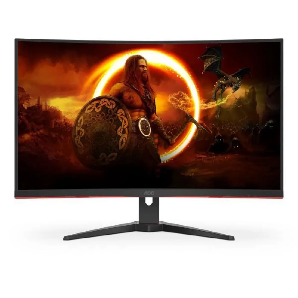 Aoc Noir G2 C32g2ze/Bk Écran Plat De Pc 80 Cm (31.5 ) 1920 X 1080 Pixels Full Hd Led Rouge - Neuf - Image 5