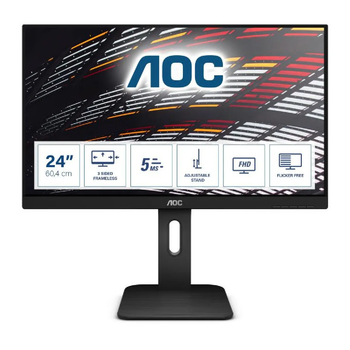 Aoc Bleue 24" Led Ips
