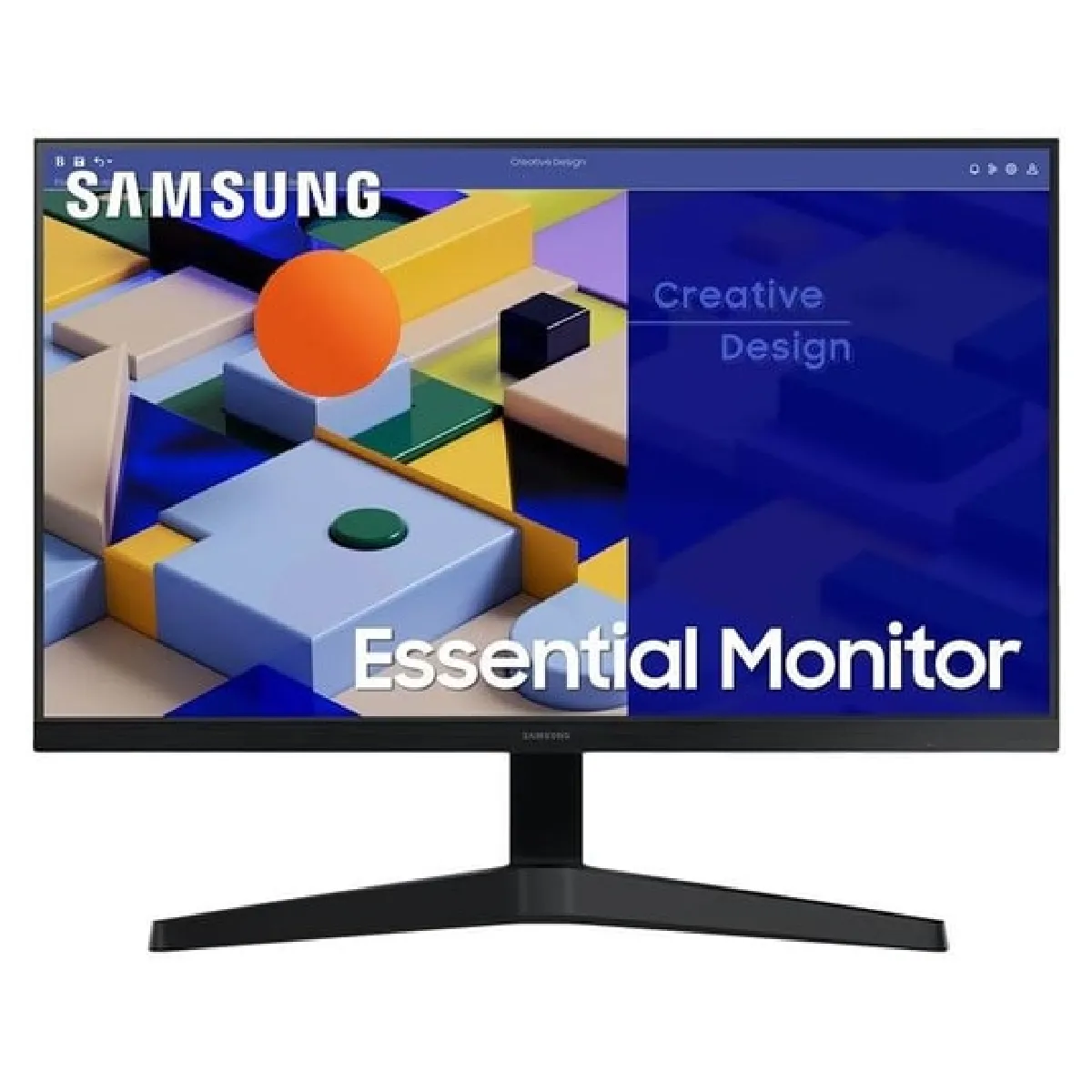 Samsung Ecran PC Gaming S31C 24" 75Hz 5ms Dalle IPS FHD 1920 x 1080 1000:1 250 cd/㎡ Eye Saver Mode AMD FreeSync HDMI VGA - vue 2