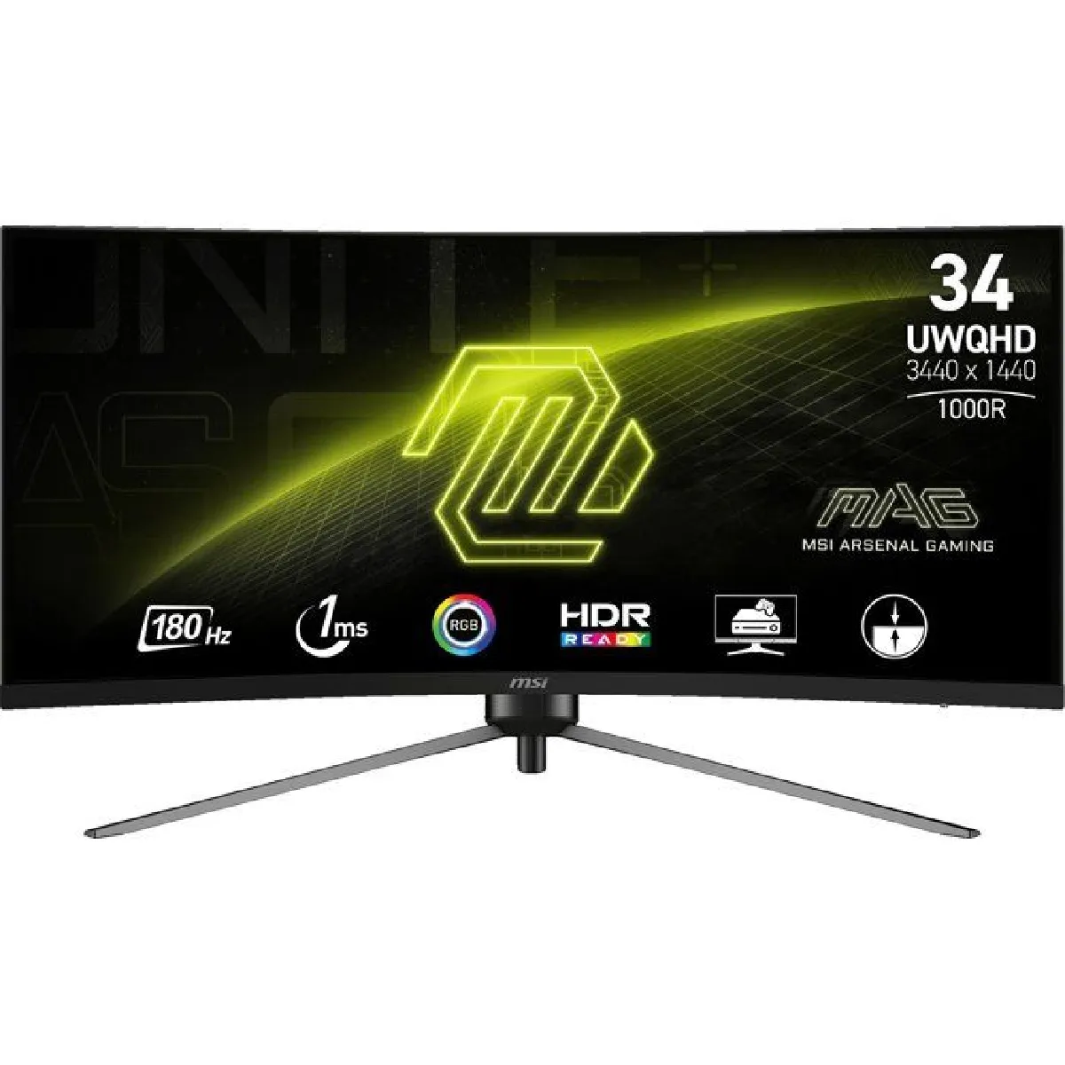 Msi Noir 34" Led - Mag 345Cqr