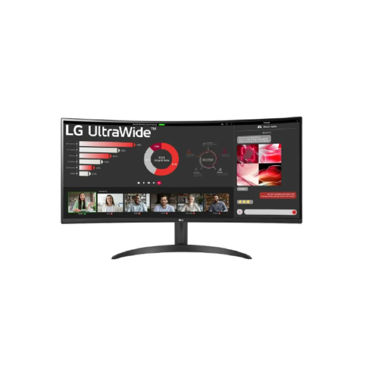 Lg Noir Ecran Pc Gaming 34Wr50qc-B 34’’ Incurvé Uwqhd - Image 3