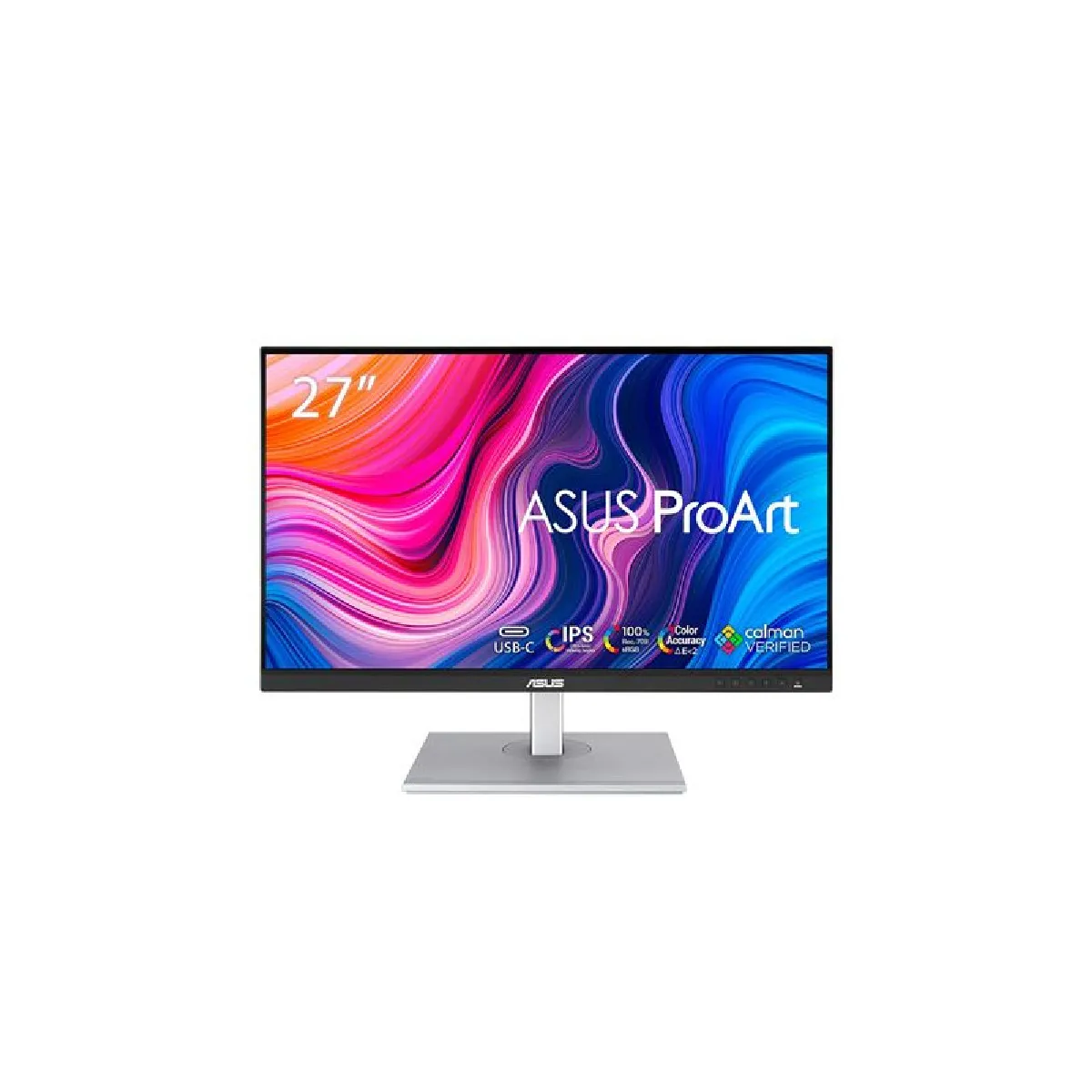 ASUS ProArt PA278CV Ecran PC 27" Dalle IPS 2560x1440 350cdm² 75Hz 2x Display Port HDMI 4x USB 3.1 et 1x USB C 100% sRGB 100% Rec. 709 △E< 2 Calman Verified Garantie