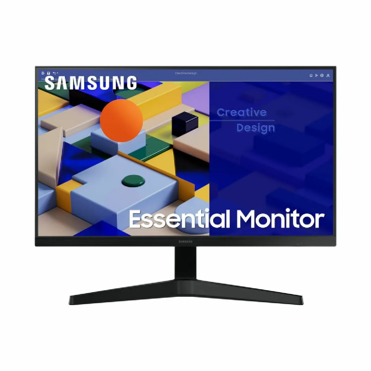 Écran PC Samsung Essential LS27C310EAUXEN 27" LED IPS FullHD 75Hz FreeSync Noir - Image 2