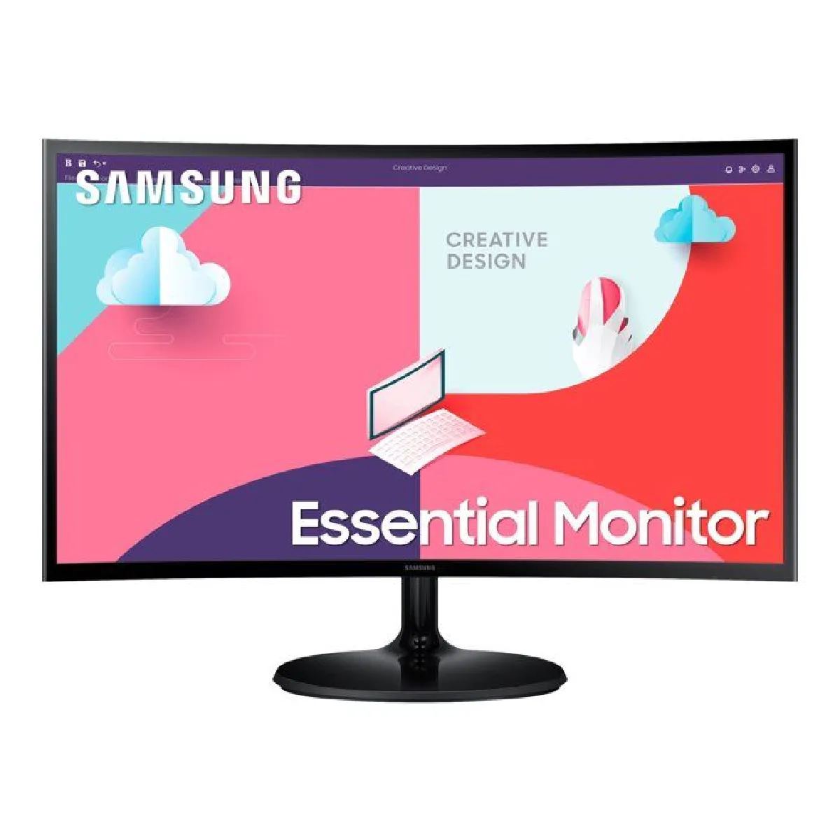Samsung Noir S36c Écran Plat De Pc 68,6 Cm (27 ) 1920 X 1080 Pixels Full Hd Led - Neuf - Image 3