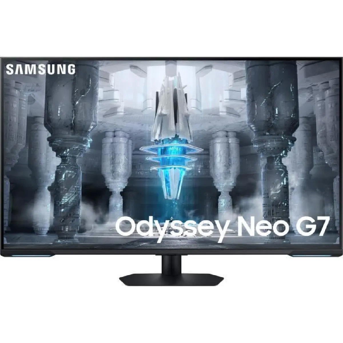 Samsung Ecran PC Odyssey Neo G7 43" 144Hz 1ms Dalle VA MiniLED Résolution UHD 4K 3840 x 2160 1 000 000:1 AMD FreeSync Premium Pro CoreSync Smart Pied Ajustable HDMI Display Port USB LAN - vue 6