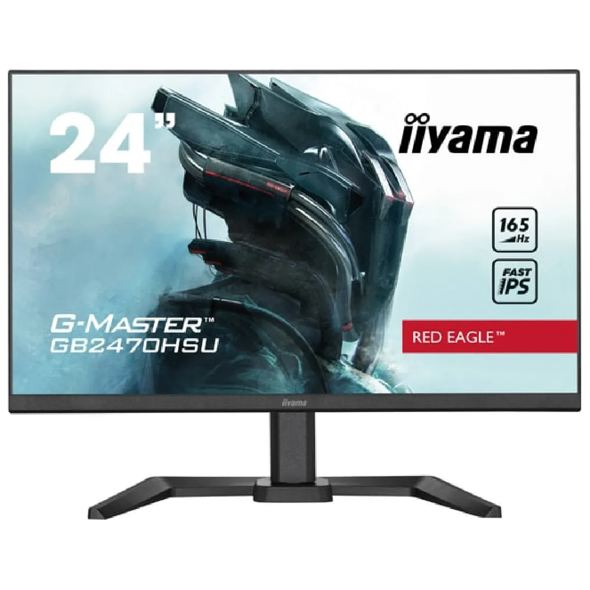 Iiyama Noir G-Master Gb2470hsu-B5 (24 ) 1920 X 1080 Pixels - Ecran Led 61 Cm Full Hd, - Neuf - Image 3