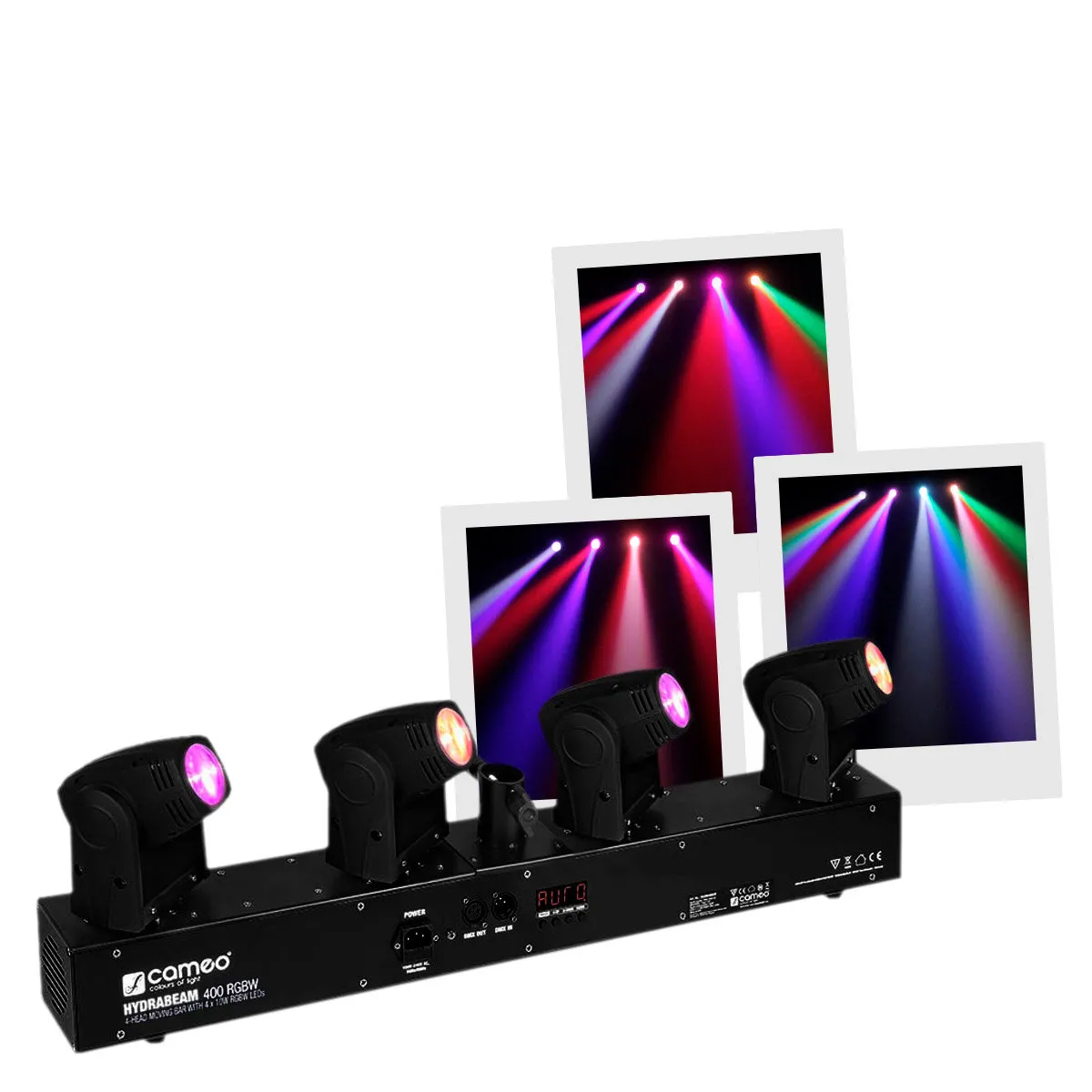 Cameo Barre Led À Projecteurs Mobiles Hydrabeam 400 Rgbw - 4 X 10 W