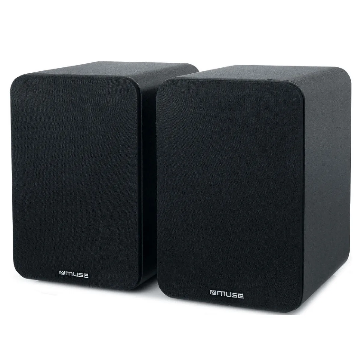 Muse Noir Enceintes Paire Premium Bibliothèque M-620 Sh Bluetooth 5.0 150W