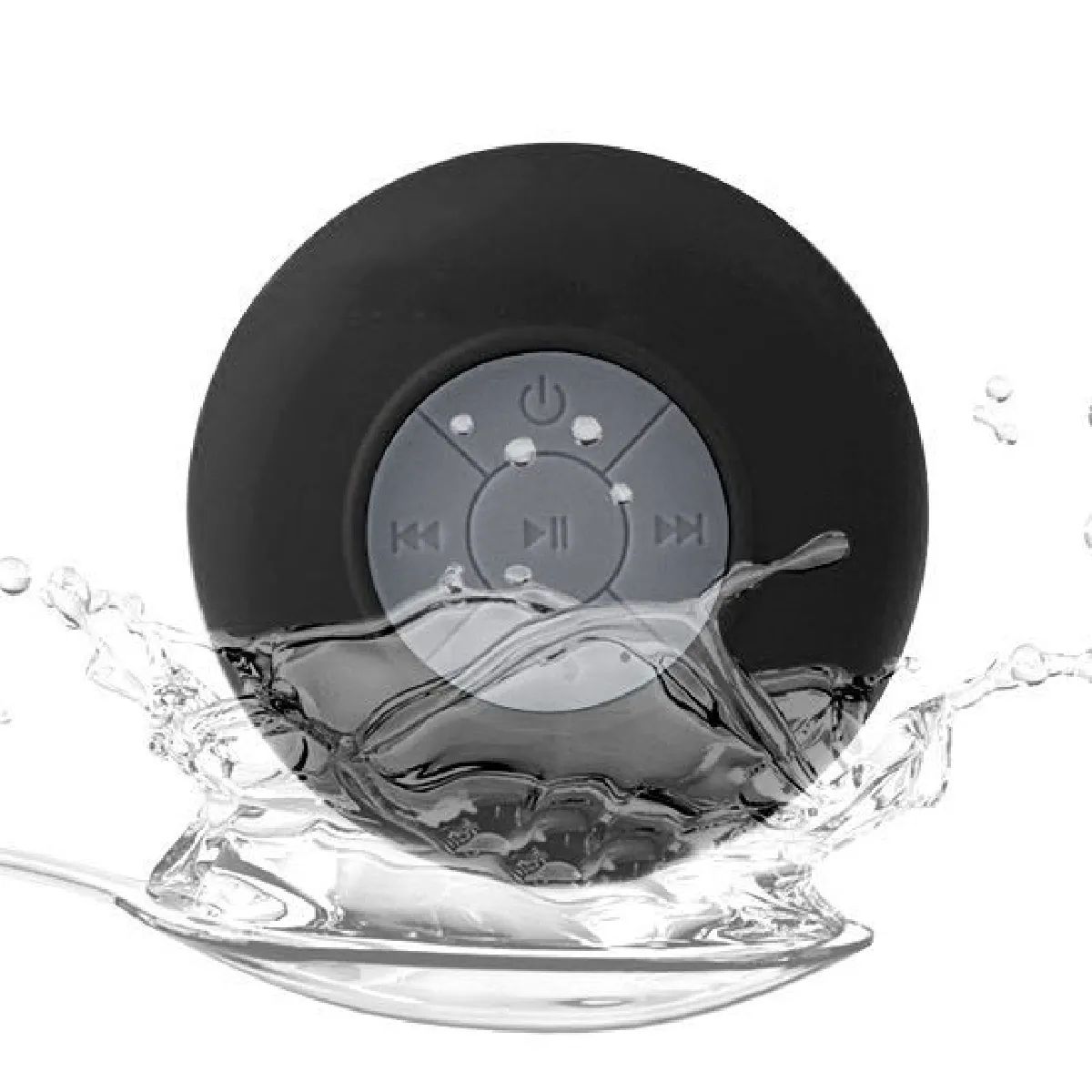 YONIS Enceinte Bluetooth Waterproof Kit Mains Libres Iphone Smartphone Tablette Noir - 