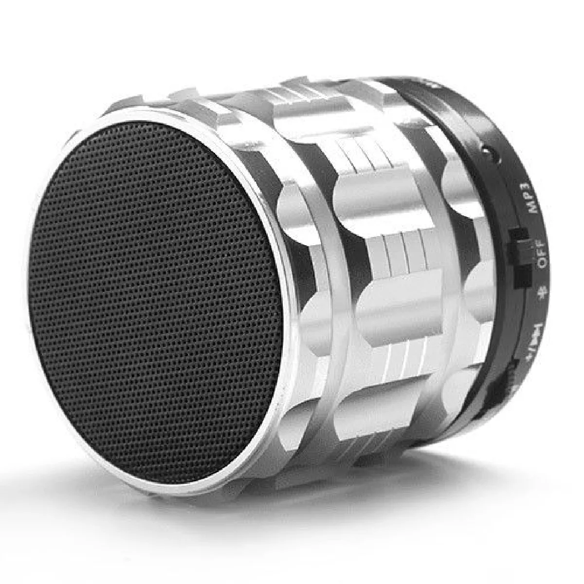 YONIS  Mini enceinte Bluetooth - Argent