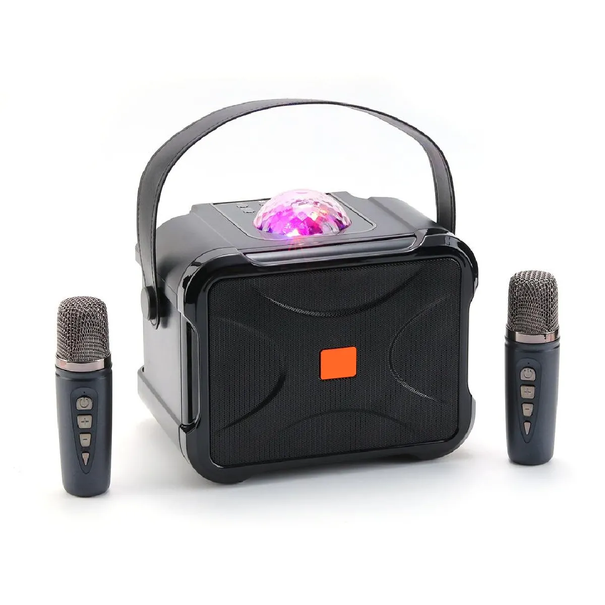 Yonis Gris Karaoke Enceinte Sans Fil Bluetooth Autonomie 3 H - Image 3