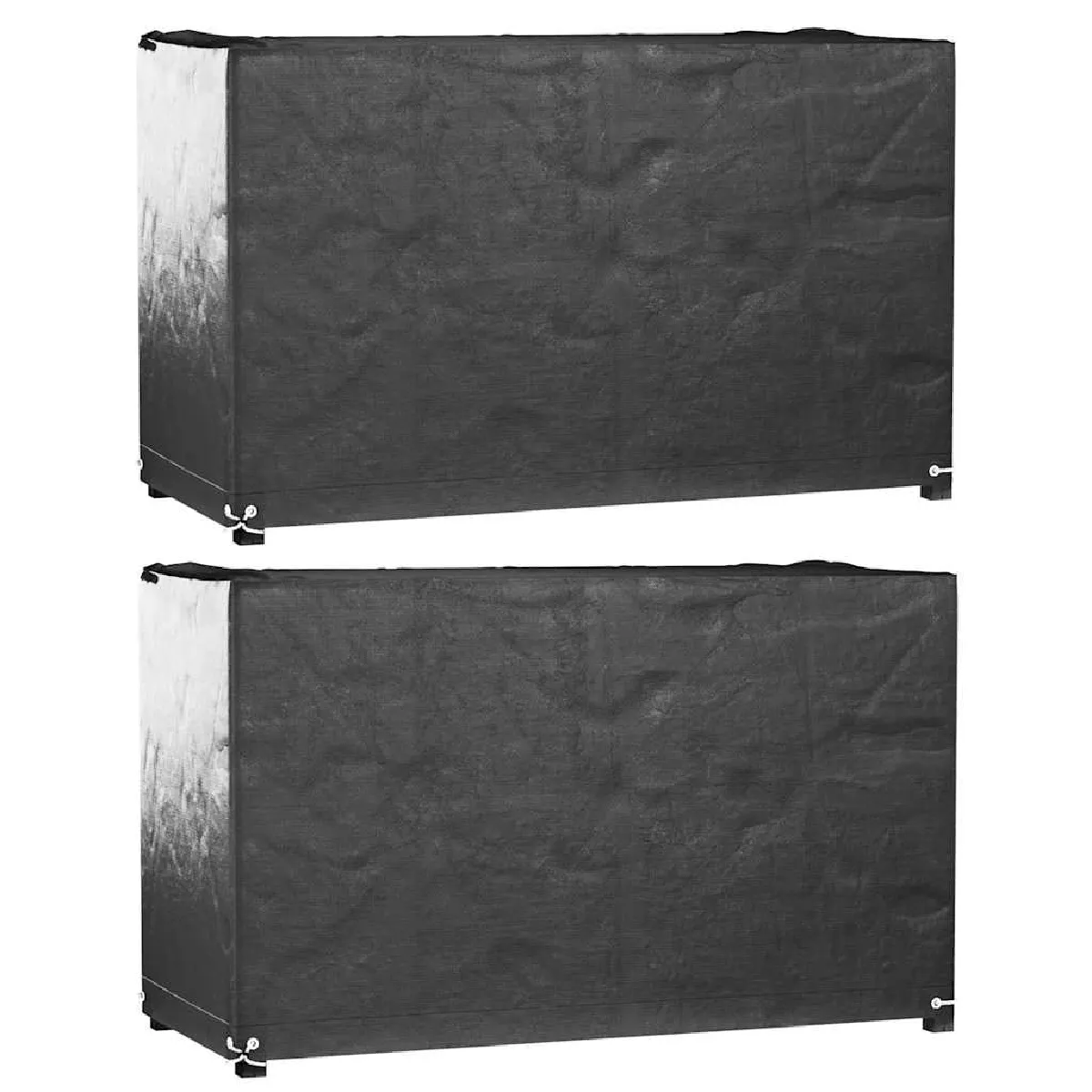 vidaXL Housses salon de jardin 2 pcs PE - vue 2