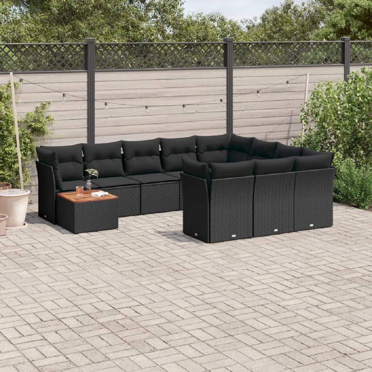VidaXL Salon de jardin 11 pièces - vue 4