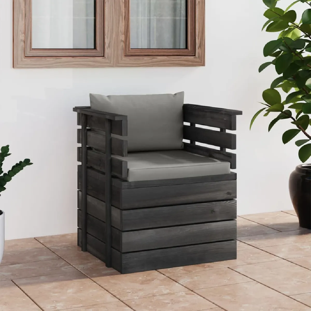 vidaXL Fauteuil de jardin