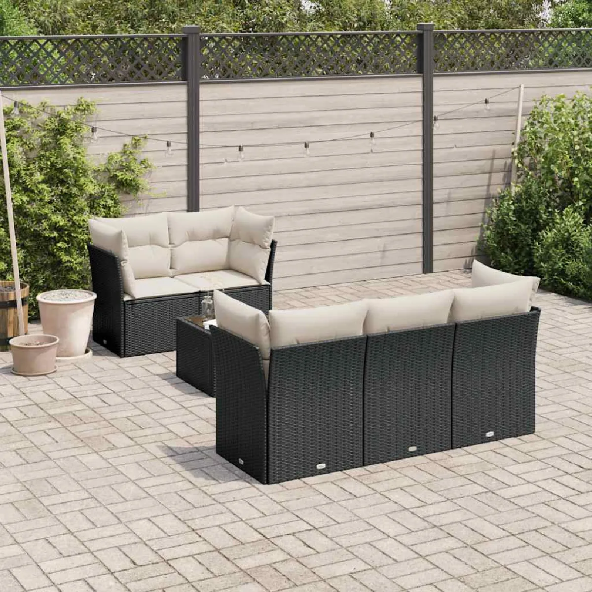 VIDAXL Salon de jardin 6pcs - vue 3
