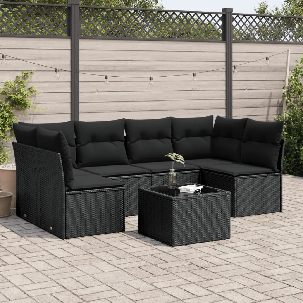 vidaXL Salon 7pcs avec Coussins - vue 5