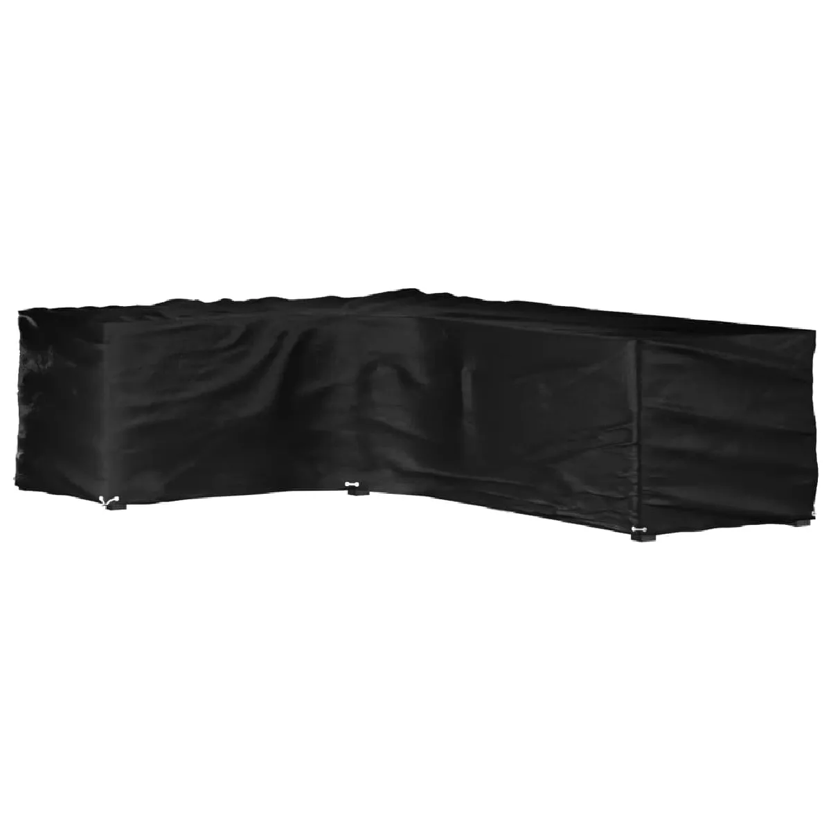 Vidaxl Housse de salon de jardin en forme de L 16 œillets 210x260x80cm 319325